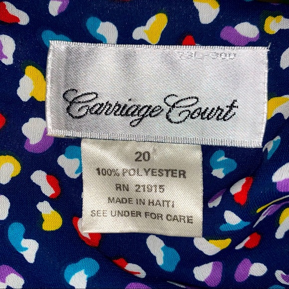 Vintage 80s does 40s polka dot dress - Picture 3 of 3